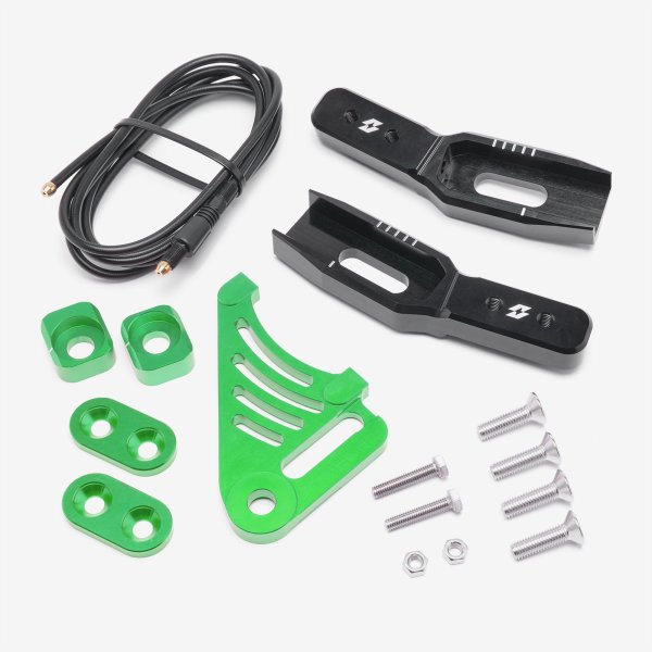 Charged Rear Swing Arm Extension And Brake Hose