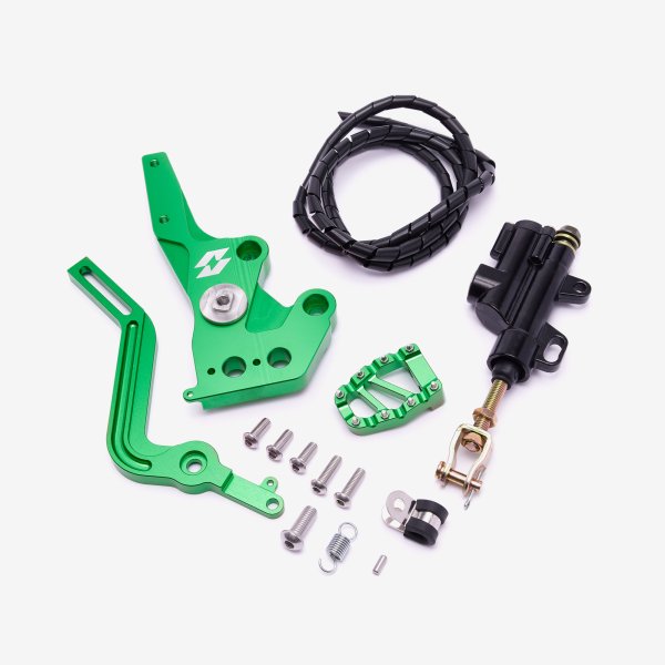 Charged Rear Hydraulic Foot Brake Red