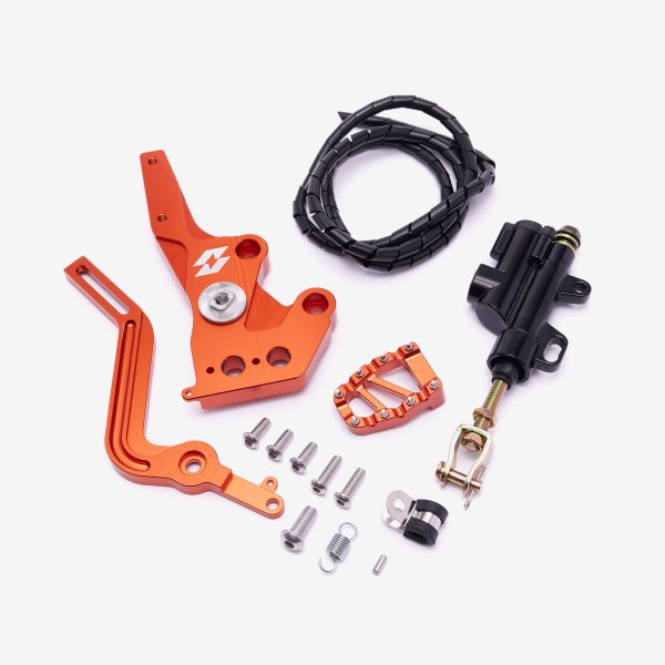 Charged Rear Hydraulic Foot Brake Red