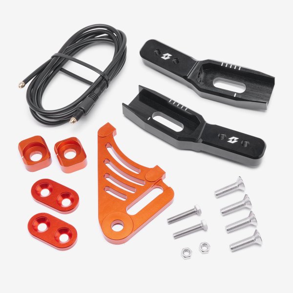 Charged Rear Swing Arm Extension And Brake Hose