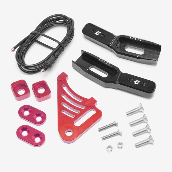 Charged Rear Swing Arm Extension And Brake Hose